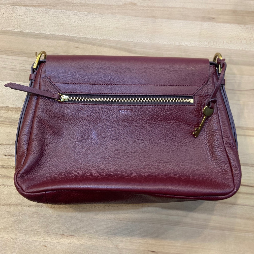 Fossil Burgundy Harper Bag Like New